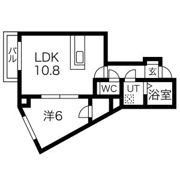 フラップワン高宮の間取り画像