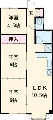 サンハイツ新明の間取り画像