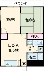 瀬高ビルの間取り画像