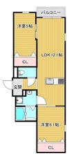 CHRONO桜並木（クロノ桜並木）の間取り画像
