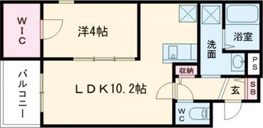 ジーメゾン新在家の間取り画像