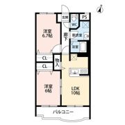 ディーンフォートの間取り画像