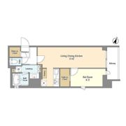 シーズンフラッツ東十条の間取り画像