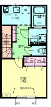 ディアコート盛岡Bの間取り画像