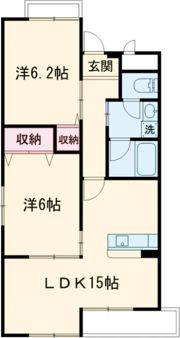 ダイアヒルズ住吉Iの間取り画像