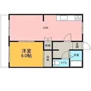 ハイツかつらの間取り画像