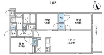 S-RESIDENCE富士見ヶ丘affordの間取り画像