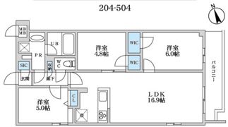 S-RESIDENCE富士見ヶ丘affordの間取り画像