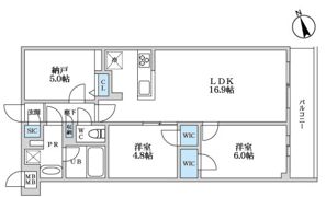 S-RESIDENCE富士見ヶ丘affordの間取り画像