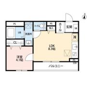 リーブルファイン中央区本町西の間取り画像