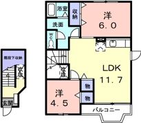 カクタス・ガーデン Ⅰの間取り画像