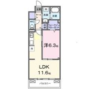 ベルクワルツ座間の間取り画像