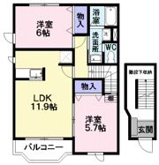 リヴィエールの間取り画像