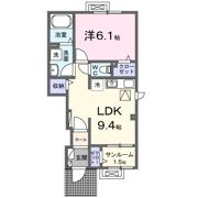 メゾン12朝来の間取り画像
