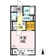 プレザントヒルズ Bの間取り画像
