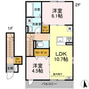 アルモニー戸室の間取り画像