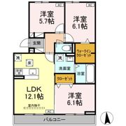GRAND D-ROOM香取の間取り画像
