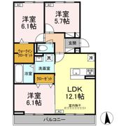 GRAND D-ROOM香取の間取り画像