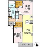 ピノシュダーの間取り画像