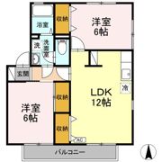 ラポール日吉台Aの間取り画像