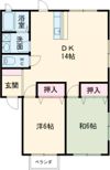 ハイツさくらAの間取り画像