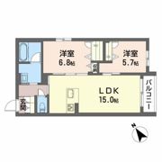 ロジ環水公園グランデの間取り画像