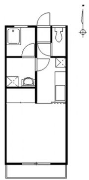 シャレオ1Fの間取り画像