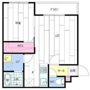 LUANA栄通の間取り画像