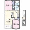 イースト オレヌの間取り画像