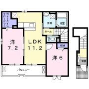 メゾン アルカンシエル カトルの間取り画像