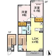 （仮）D-ROOM東四つ木Bの間取り画像