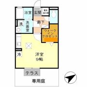 レセンテ東新町の間取り画像