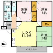 シャルマン野口 A棟の間取り画像