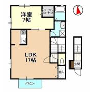 棒屋第五下池ハイツの間取り画像