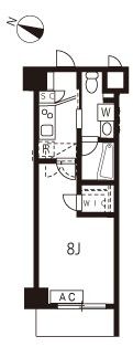 アジールコート池上の間取り画像