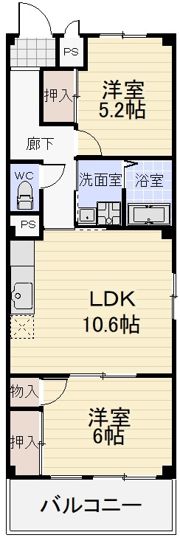サンハイツ青木の間取り画像