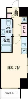 マリオン城西の間取り画像