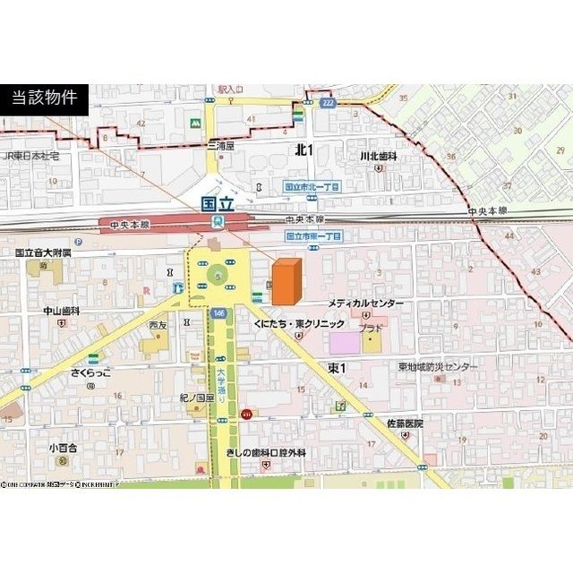 近くに施設あり