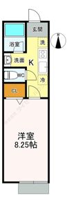 クレアフォーチュン中江の間取り画像