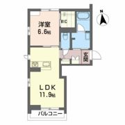 ベレオ鳴神の間取り画像