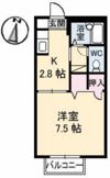 サニーハイツMARUの間取り画像