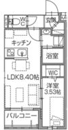 Alivis南福岡northの間取り画像