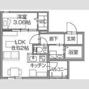 ラクラス南福岡southの間取り画像