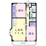 サウスヒルズマンションの間取り画像