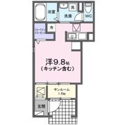 レジデンス KIDA－Cの間取り画像