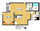 Grandtic Perfetto（ペルフェット） Futsukaichiの間取り画像