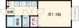 スワンハイツの間取り画像