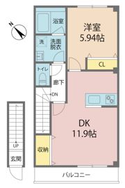 カサ・ミラの間取り画像