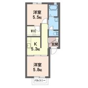 アンソレイルの間取り画像