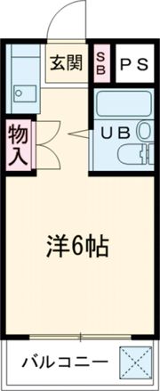 メゾンなりきの間取り画像